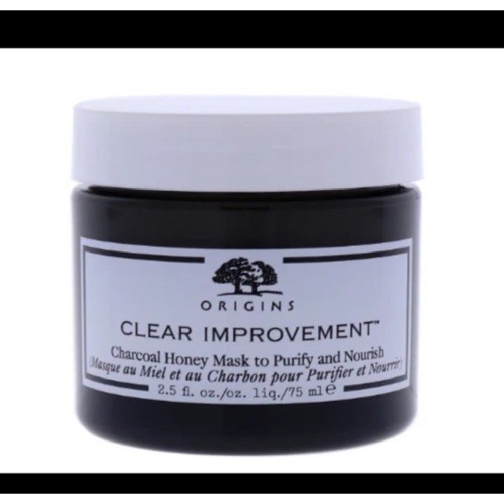 Origins Clear Improvement Charcoal Honey Mask to Purify & Nourish 2.5oz NIB B2